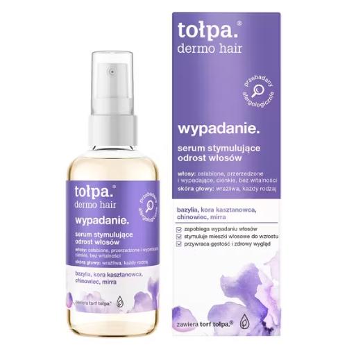 Miniaturka artykułu - TOŁPA Dermo Hair Wypadanie serum stymulujące odrost włos&oacute;w, 100 ml