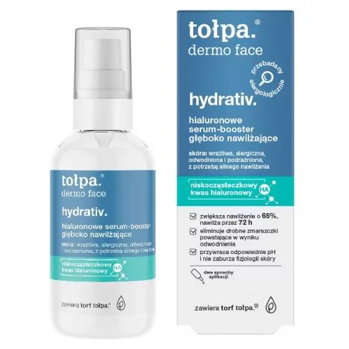 Miniaturka artykułu - Tołpa hydrativ, nawilżająca płynna esencja pod krem, 75 ml