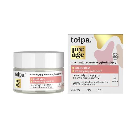 Miniaturka artykułu - Tołpa Pre Age Krem nawilżająco-wygładzający na dzień, 50ml