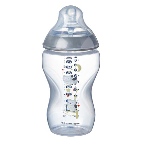 Miniaturka artykułu - Tommee Tippee Butelka dekorowana BOY 3m+, 340ml