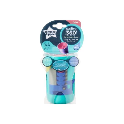 Miniaturka artykułu - Tommee Tippee Kubek EASIFLOW 360&deg;, 250ml 12m+ zielony