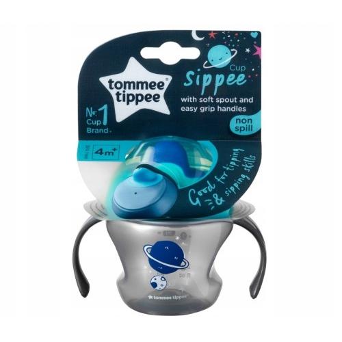 Miniaturka artykułu - Tommee Tippee Kubek niekapek z uchwytami, 150ml 4m+ BOY