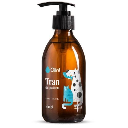 Miniaturka artykułu - Olini Tran dla psa i kota, 250 ml