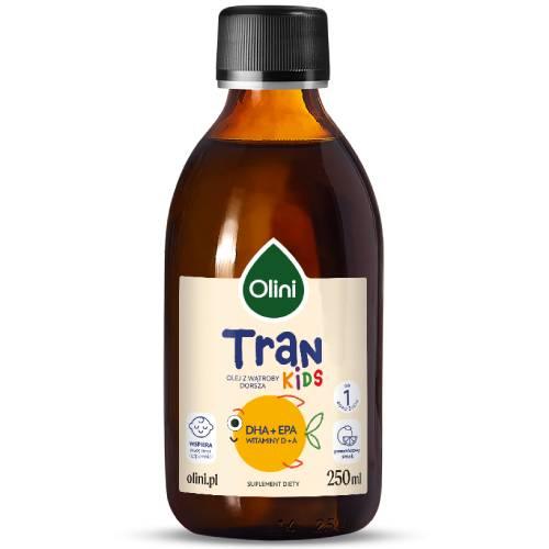 Miniaturka artykułu - Olini Tran o smaku pomarańczowym, 250 ml