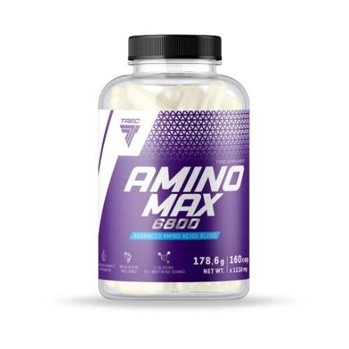 Miniaturka artykułu - Trec AminoMax 6800, 160 kaps.