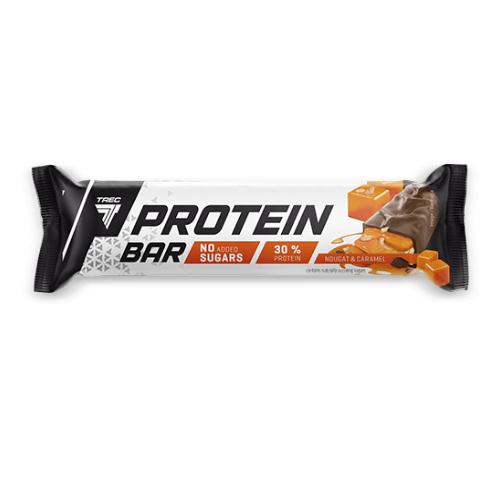 Miniaturka artykułu - Trec Baton proteinowy nugatowo-karmelowy, 46 g