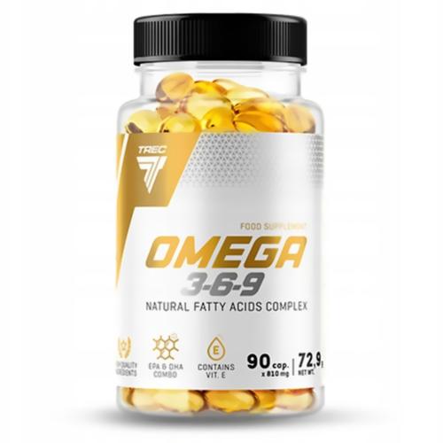 Miniaturka artykułu - Trec Vitality Omega 3-6-9, 90 kaps.