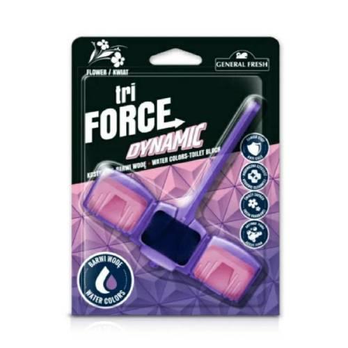 Miniaturka artykułu - General Fresh Tri Force Dynamic Kostka do WC kwiat, 45 g