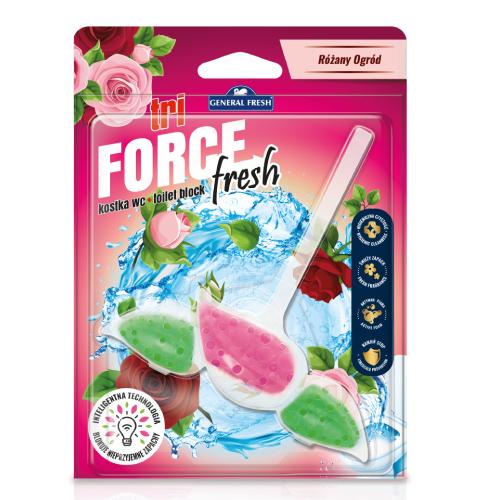 Miniaturka artykułu - General Fresh Tri Force Fresh Kostka do WC R&oacute;żany Ogr&oacute;d