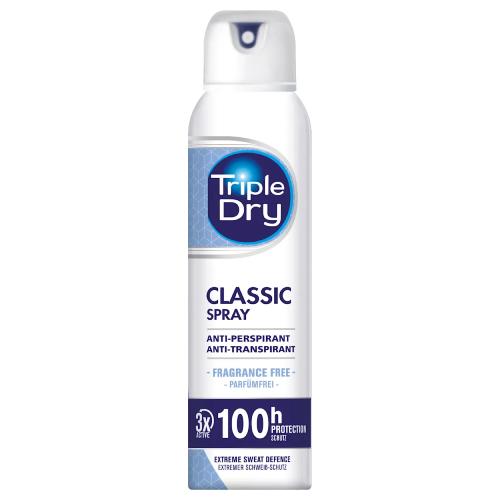 Miniaturka artykułu - Triple Dry Classic Spray Antyperspirant, 150 ml