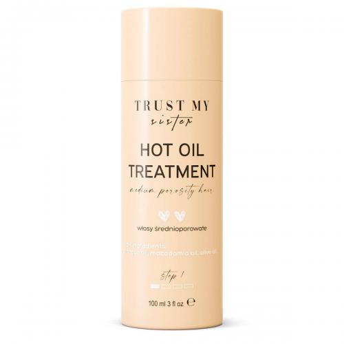 Miniaturka artykułu - TRUST MY SISTER Olej do włos&oacute;w średnioporowatych, 100ml