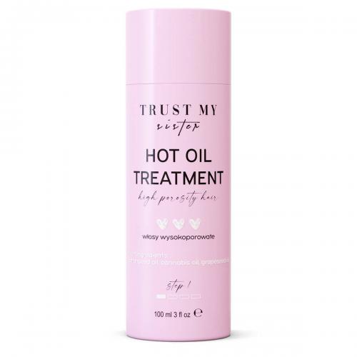 Miniaturka artykułu - TRUST MY SISTER Olej do włos&oacute;w wysokoporowatych, 100ml
