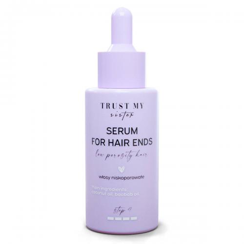 Miniaturka artykułu - TRUST MY SISTER Serum do włos&oacute;w niskoporowatych, 40ml