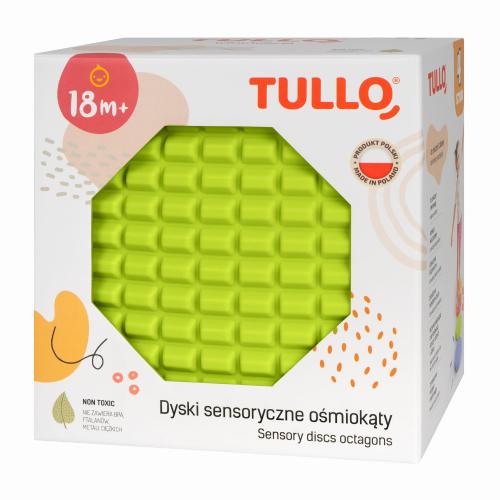 Miniaturka artykułu - Tullo Dyski sensoryczne ośmiokąty, 4 szt.