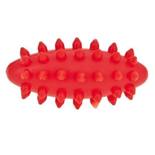 Miniaturka artykułu - Tullo Fizjo Spiky Massage Fasolka rehabilitacyjna z kolcami (roller) 7,4 cm czerwona