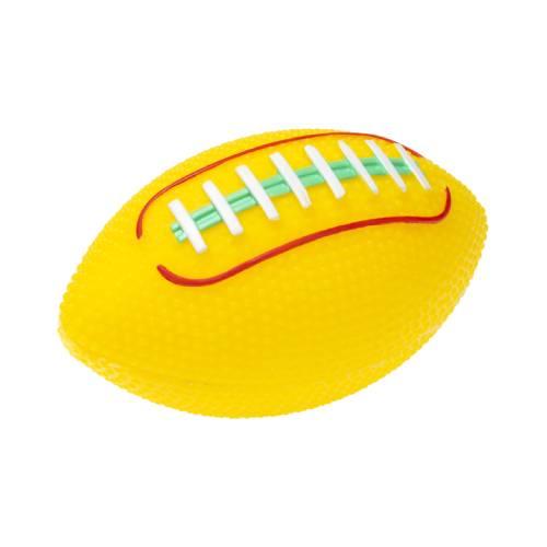 Miniaturka artykułu - Tullo Nefi Piłka rugby dla Yorka 7,6 cm ż&oacute;łta