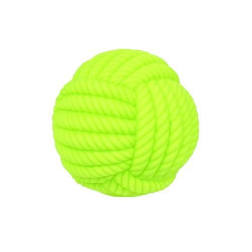 Miniaturka artykułu - Tullo Nefi Piłka dla psa Wełna piszcząca 6,5 cm