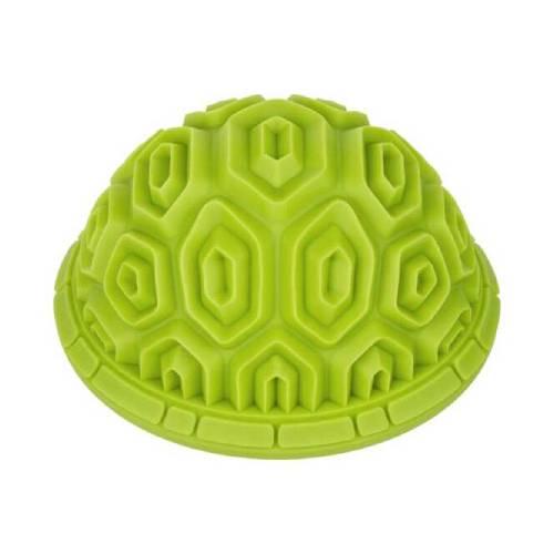 Miniaturka artykułu - TULLO P&oacute;łkula sensoryczna w kształcie skorupy ż&oacute;łwia, zielona 18cm