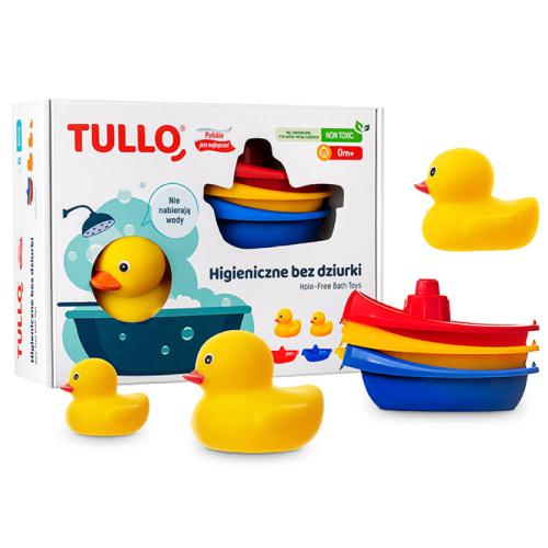 Miniaturka artykułu - TULLO Zabawki do kąpieli higieniczne bez dziurki, 6szt. (513)