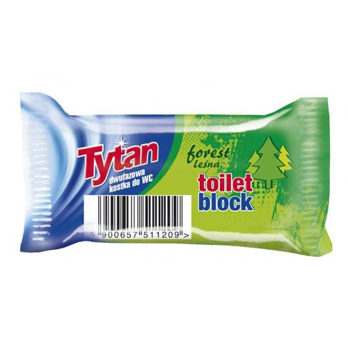 Miniaturka artykułu - TYTAN Dwufazowa kostka do WC Leśna zapas, 40g