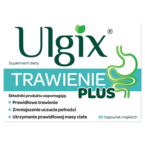 Miniaturka artykułu - Ulgix Trawienie Plus, 30 kaps.