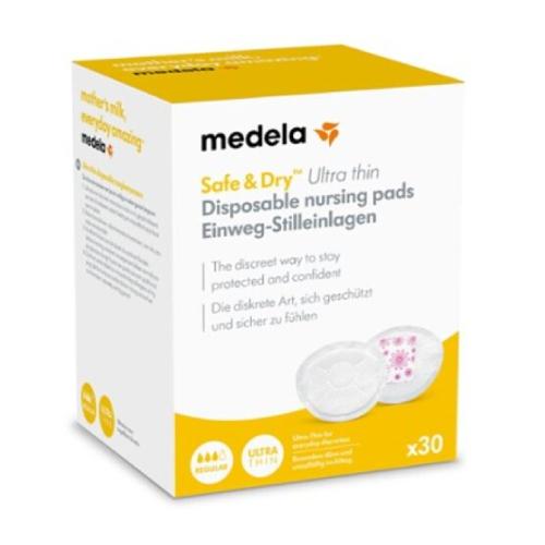 Miniaturka artykułu - Medela Wkładki laktacyjne Ultra Thin jednorazowe, 30 szt.
