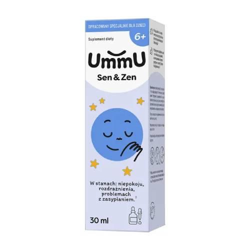 Miniaturka artykułu - UmmU Sen & Zen 6+ krople, 30 ml - dla dzieci