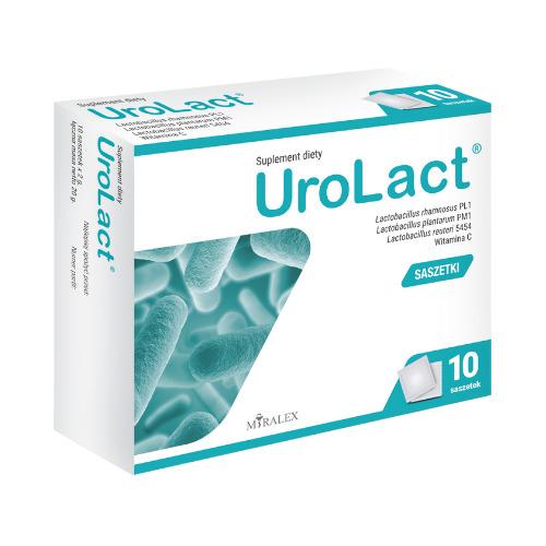 Miniaturka artykułu - UroLact, 10 sasz. - suplement diety z bakteriami kwasu mlekowego