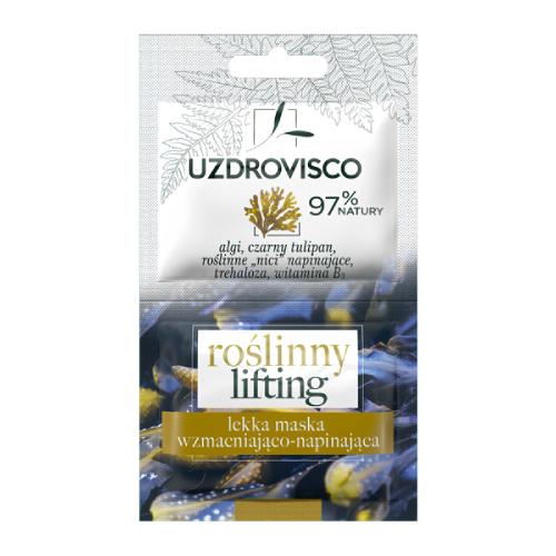 Miniaturka artykułu - UZDROVISCO Maska do twarzy wzmacniająco napinająca Roślinny Lifting, 2x5ml
