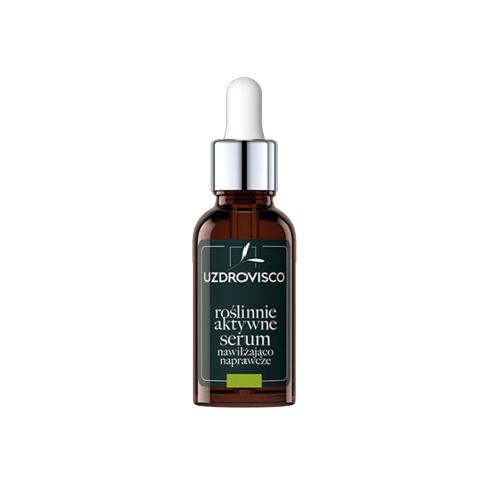 Miniaturka artykułu - UZDROVISCO serum do twarzy roślinnie aktywne nawilżająco - naprawcze z CBD, 30 ml