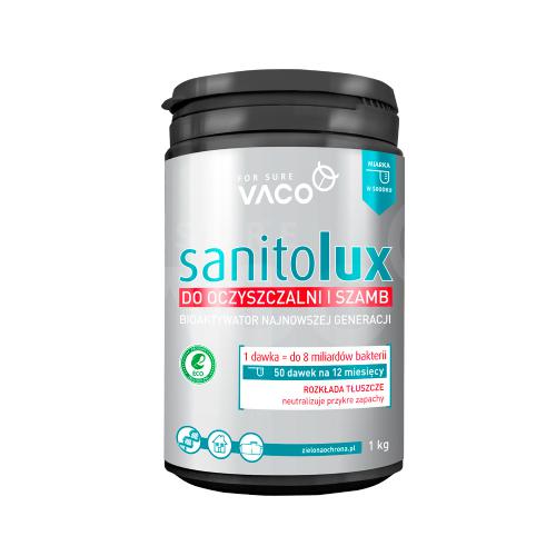 Miniaturka artykułu - VACO ECO Sanitolux Bioaktywator do oczyszczalni i szamb, 1kg