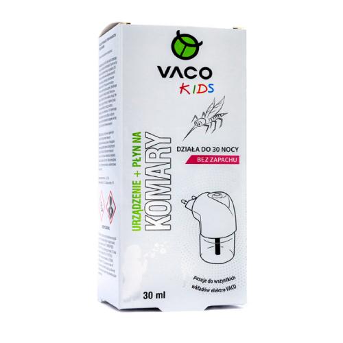 Miniaturka artykułu - VACO KIDS Elektro + płyn na komary dla dzieci, 30ml