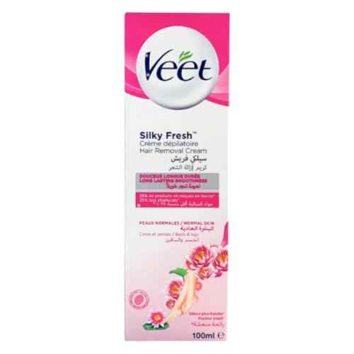 Miniaturka artykułu - VEET Silky Fresh Krem do depilacji sk&oacute;ry normalnej, 100ml