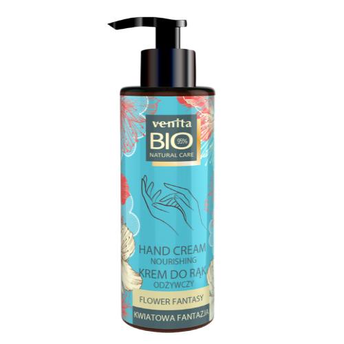 Miniaturka artykułu - VENITA Bio Natural Care odżywczy krem do rąk Flower Fantasy, 100ml