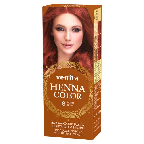 Venita Henna Color – Permanentes Haarfärbemittel In Kirschrot, Pflegt Und Färbt Intensiv