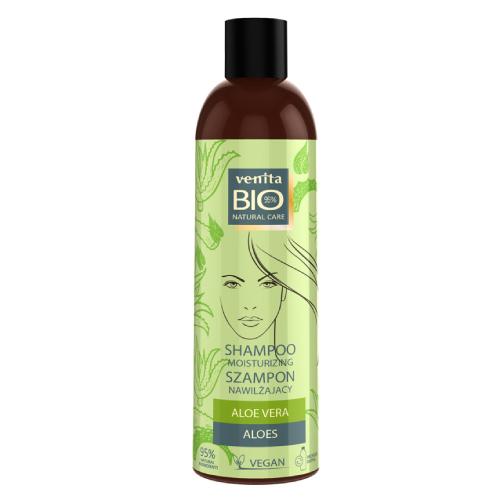 Miniaturka artykułu - VENITA Bio Aloes Nawilżający szampon do włos&oacute;w, 300ml