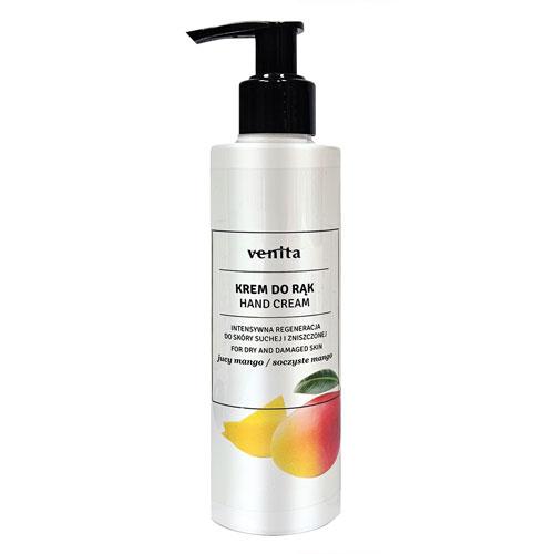Miniaturka artykułu - Venita Krem do rąk intensywnie regenerujący do sk&oacute;ry suchej i zniszczonej soczyste mango, 200 ml 