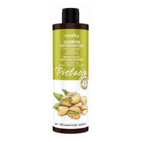 Miniaturka artykułu - Venita Szampon Trychologiczny Pistacja włosy osłabione z tendencją do wypadania, 300 ml