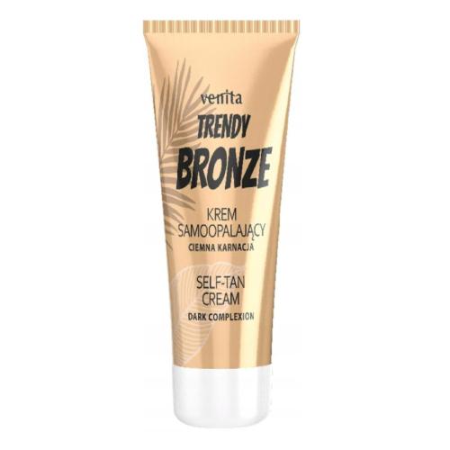 Miniaturka artykułu - VENITA Trendy Bronze Krem samoopalający - ciemna karnacja, 75ml