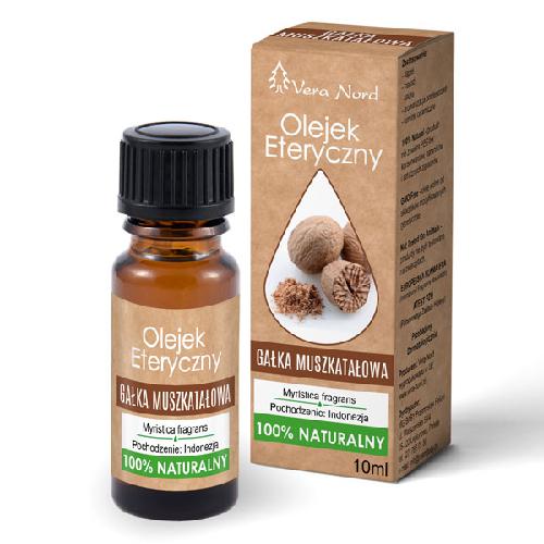 Miniaturka artykułu - Vera Nord Olejek eteryczny Gałka muszkatołowa, 10ml
