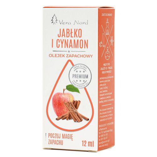 Miniaturka artykułu - Vera Nord Olejek zapachowy Jabłko i cynamon, 12ml	