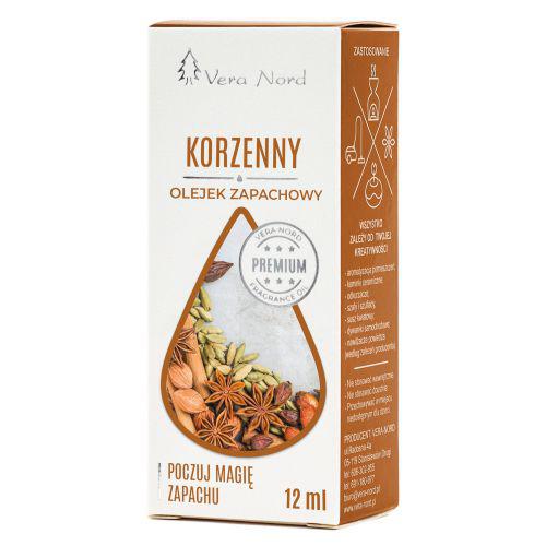 Miniaturka artykułu - Vera Nord Olejek zapachowy Korzenny, 12ml	