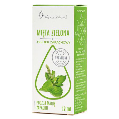 Miniaturka artykułu - Vera Nord Olejek zapachowy Mięta zielona, 12ml	