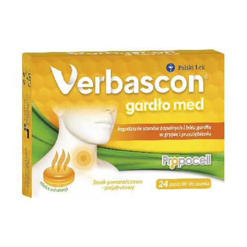 VERBASCON GARDŁO MED, 24 pastylki do ssania