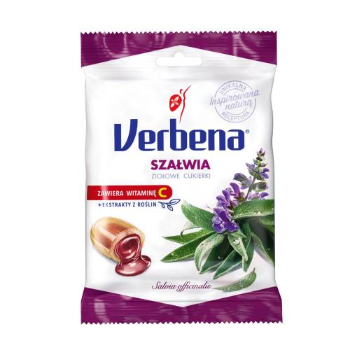Miniaturka artykułu - VERBENA Szałwia cukierki do ssania - 60 g