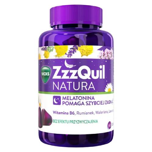 Miniaturka artykułu - Vicks ZzzQuil Natura, 60 żelek