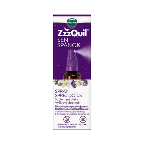 Miniaturka artykułu - Vicks ZzzQuil SEN Spray z melatoniną, 30ml