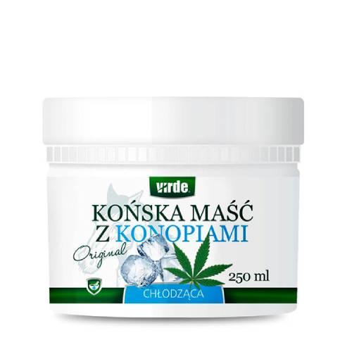 Miniaturka artykułu - Virde Końska maść z konopiami chłodząca, 250 ml