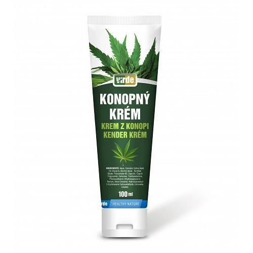 Miniaturka artykułu - Virde Krem z konopi do pielęgnacji sk&oacute;ry w okolicach staw&oacute;w, mięśni i więzadeł, 100 ml