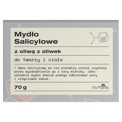 Miniaturka artykułu - Vis Plantis Mydło salicylowe - 70g